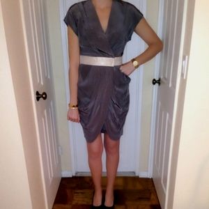 IISLI Navy Ruched Kimono Dress